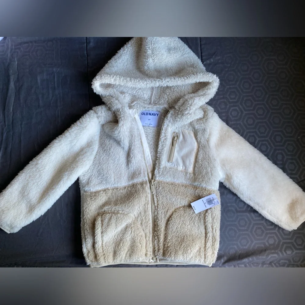 Sherpa neutral color block sweater